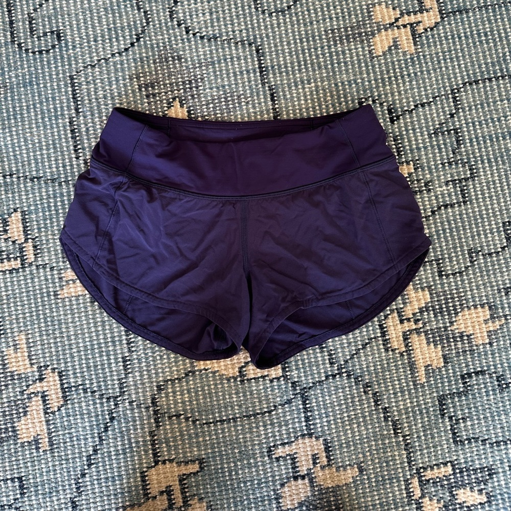 Lululemon purple shorts size 2